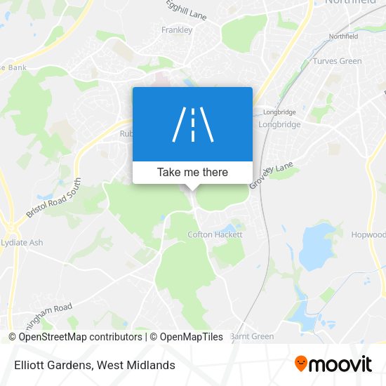 Elliott Gardens map