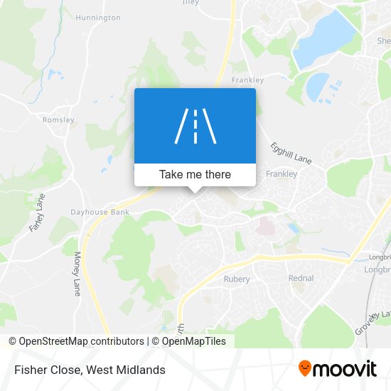 Fisher Close map