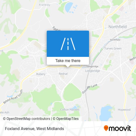Foxland Avenue map