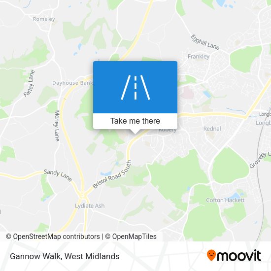 Gannow Walk map