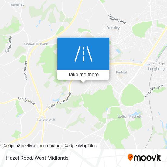 Hazel Road map