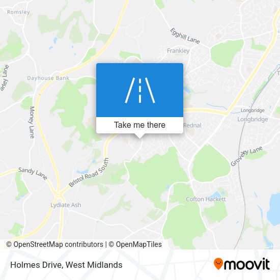 Holmes Drive map