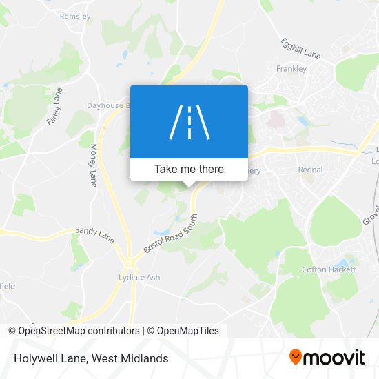 Holywell Lane map