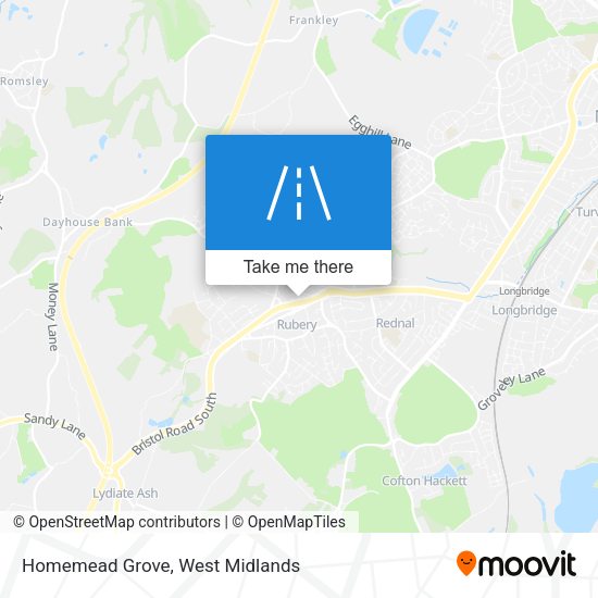 Homemead Grove map