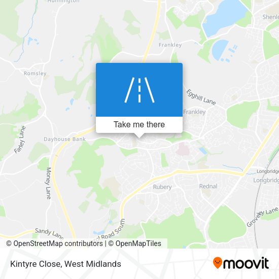 Kintyre Close map