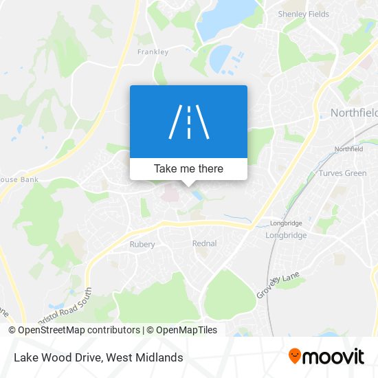 Lake Wood Drive map