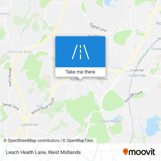 Leach Heath Lane map