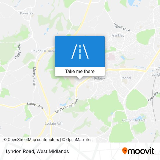 Lyndon Road map