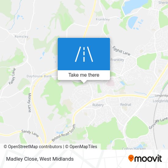 Madley Close map