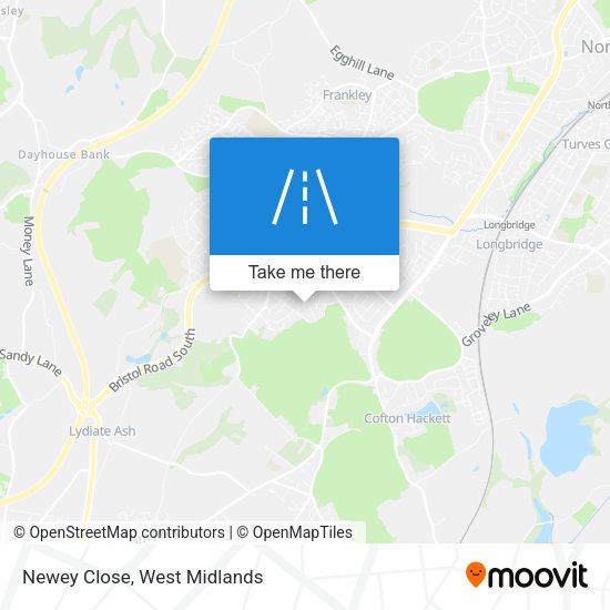 Newey Close map