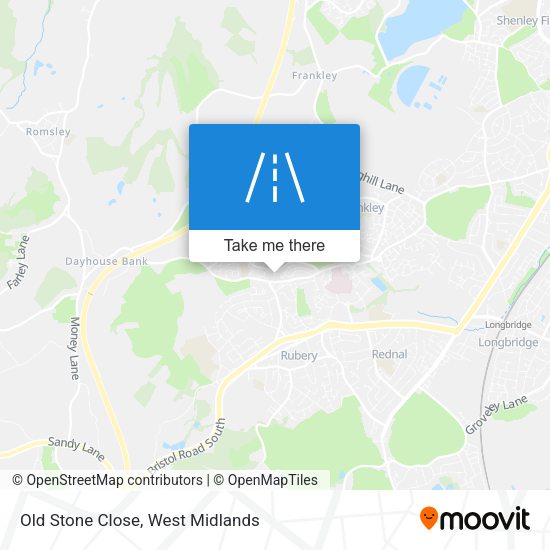 Old Stone Close map