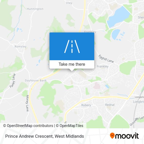 Prince Andrew Crescent map