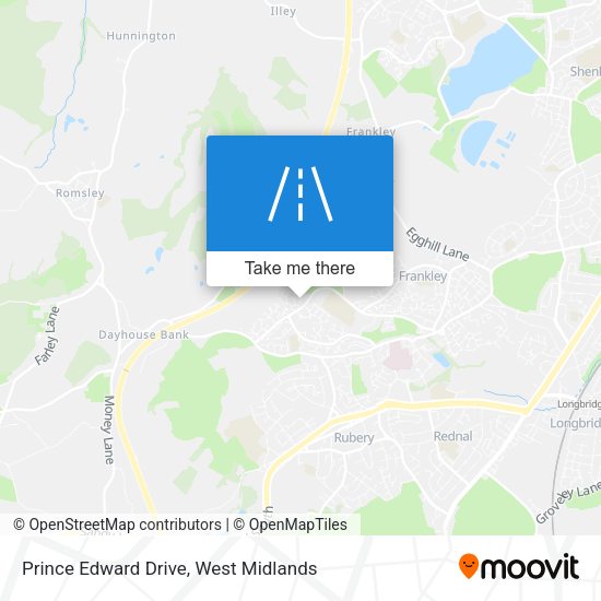 Prince Edward Drive map