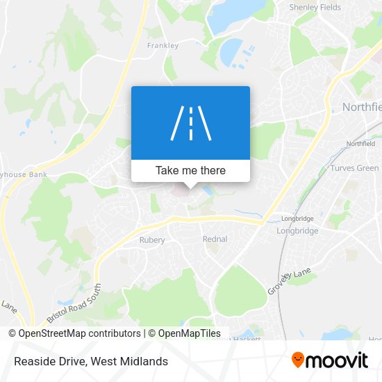 Reaside Drive map