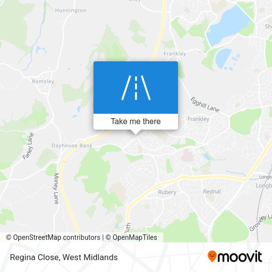 Regina Close map