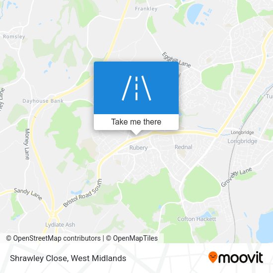Shrawley Close map