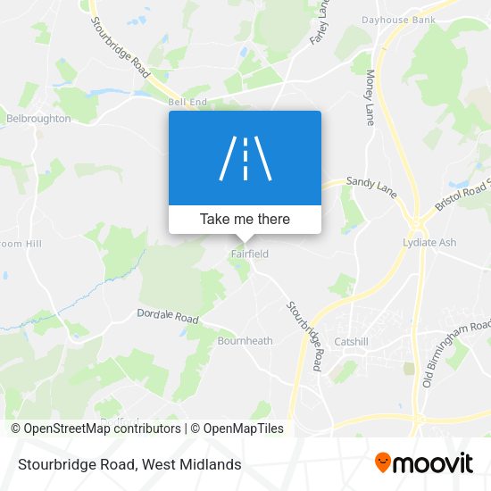 Stourbridge Road map