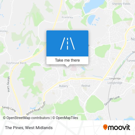 The Pines map