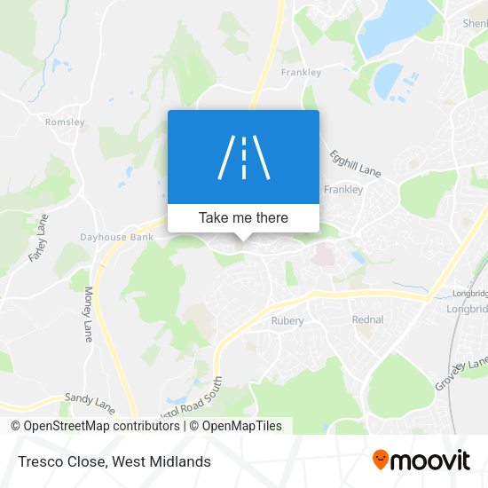Tresco Close map