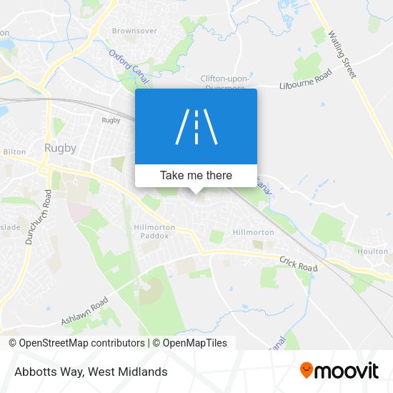 Abbotts Way map
