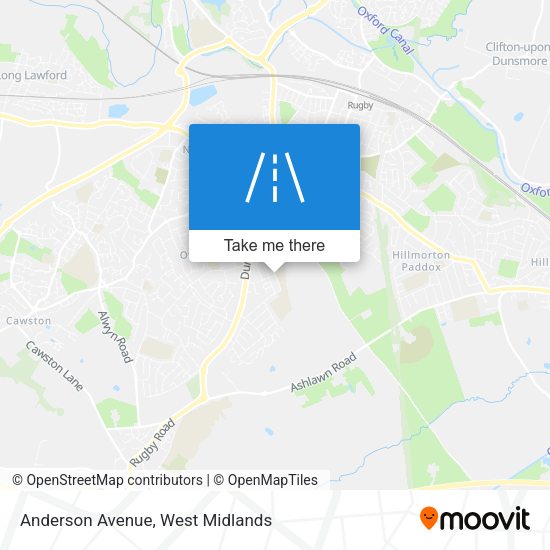 Anderson Avenue map