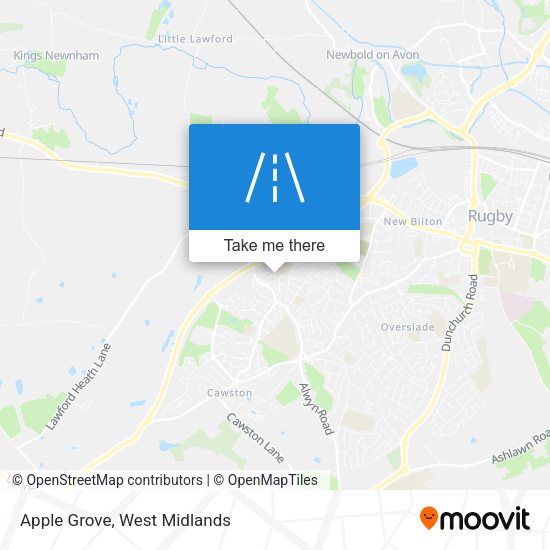 Apple Grove map