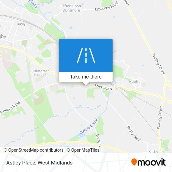 Astley Place map