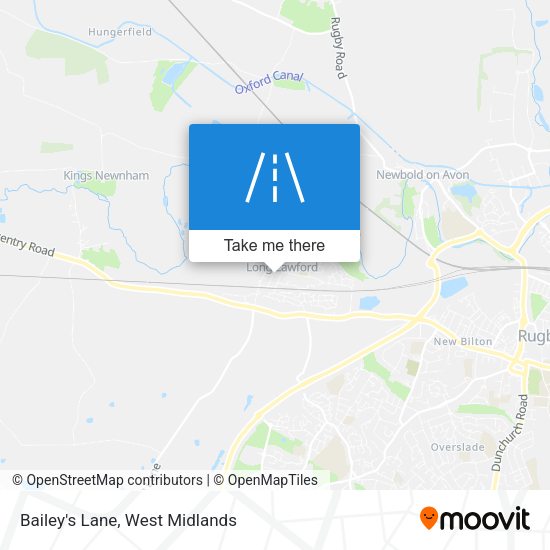Bailey's Lane map