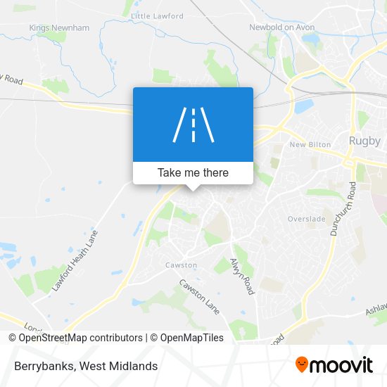 Berrybanks map