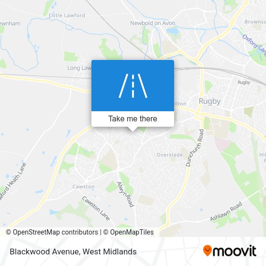 Blackwood Avenue map