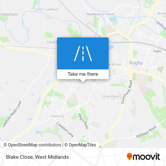 Blake Close map