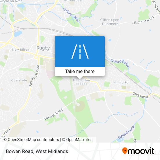 Bowen Road map