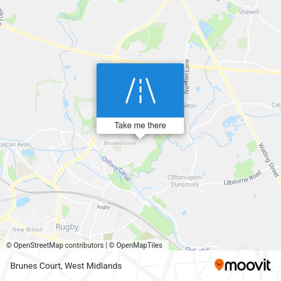 Brunes Court map