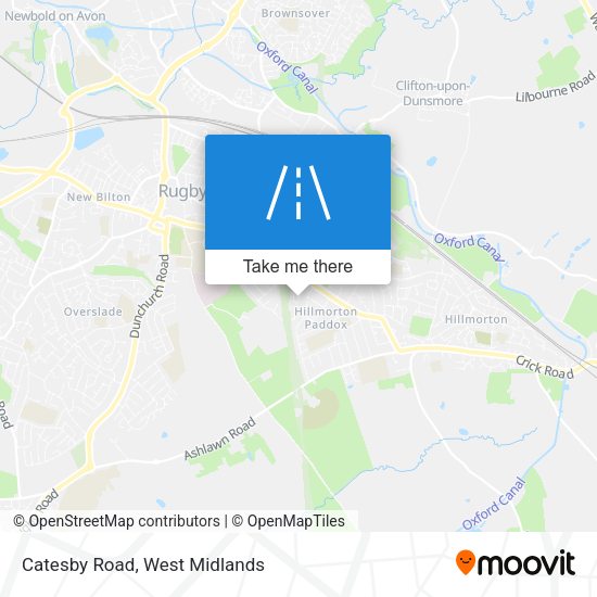 Catesby Road map