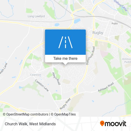 Church Walk map