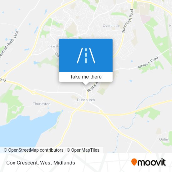 Cox Crescent map