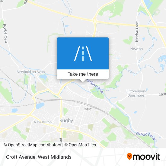 Croft Avenue map