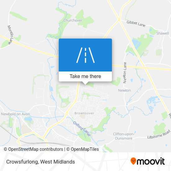 Crowsfurlong map