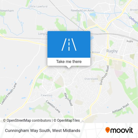 Cunningham Way South map