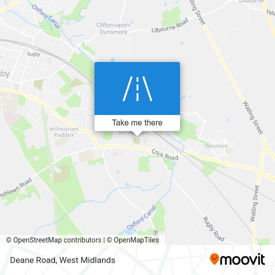 Deane Road map