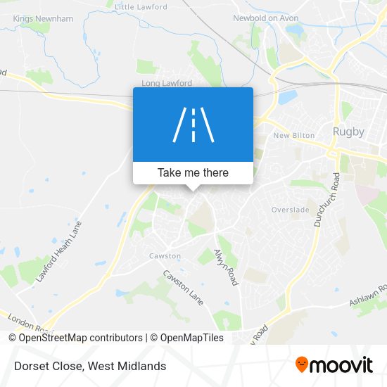 Dorset Close map
