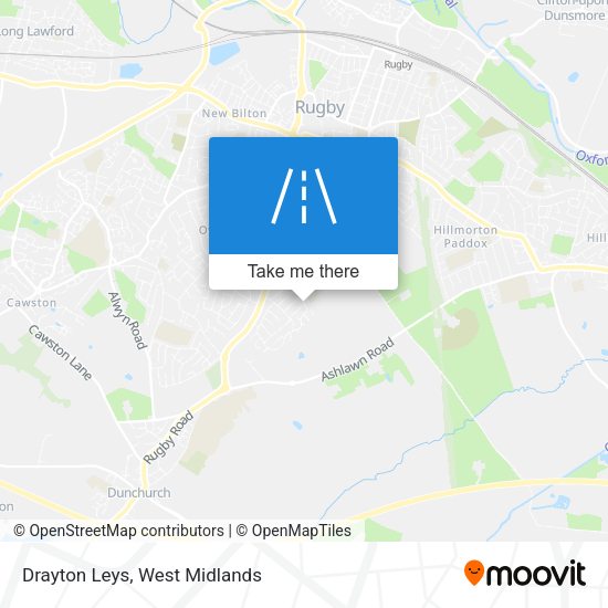 Drayton Leys map