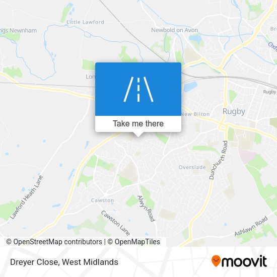 Dreyer Close map