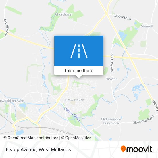 Elstop Avenue map
