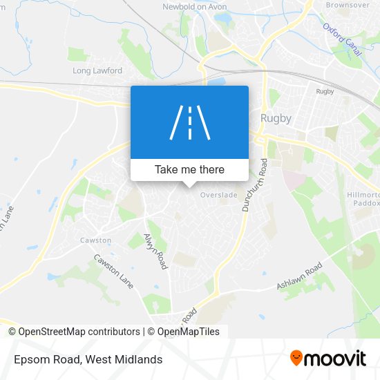 Epsom Road map