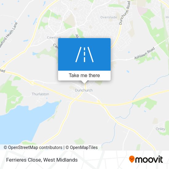 Ferrieres Close map