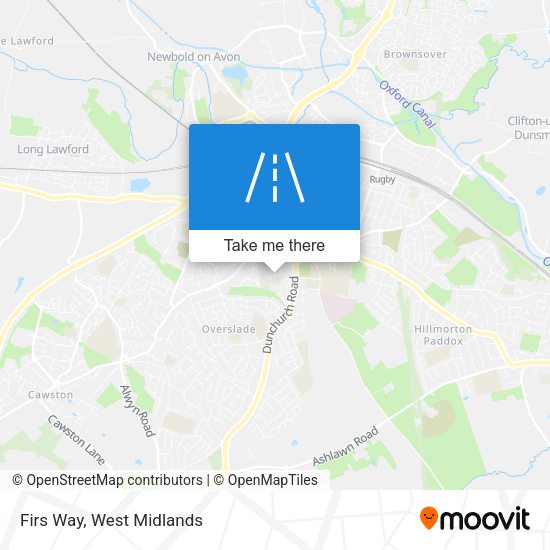 Firs Way map