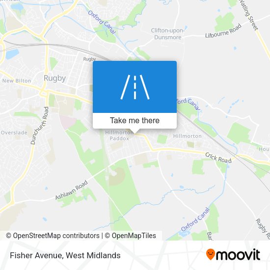 Fisher Avenue map