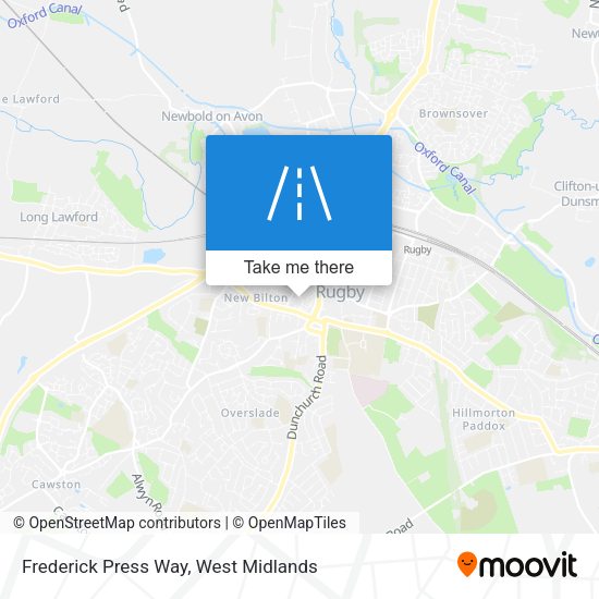 Frederick Press Way map