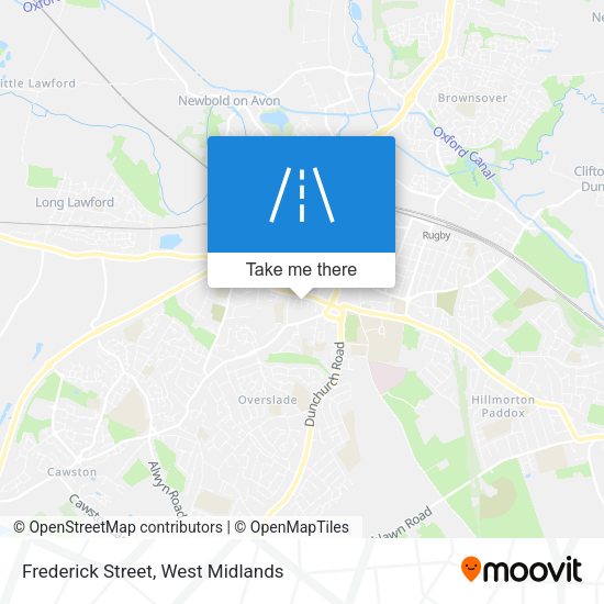 Frederick Street map